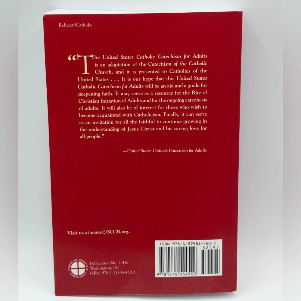 United States Conference of Catholic Bishops red cover